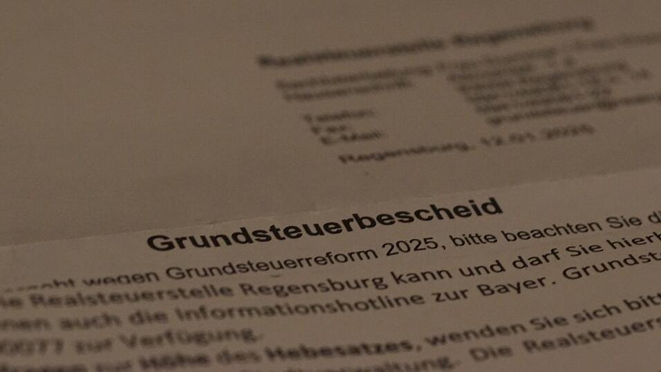 Der Grundsteuerbescheid 2025 ist in den Gemeinden des Landkreises zugestellt. Und jetzt?