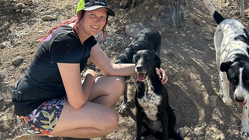In Takis Shelter auf Kreta hat es gefunkt zwischen Kerstin Rohrm&uuml;ller und ihrem Hund Ralou.