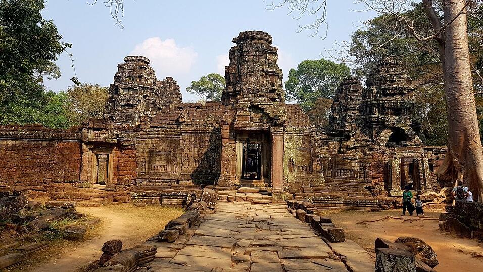 Ein Tempel in Kambodscha bei Angkor