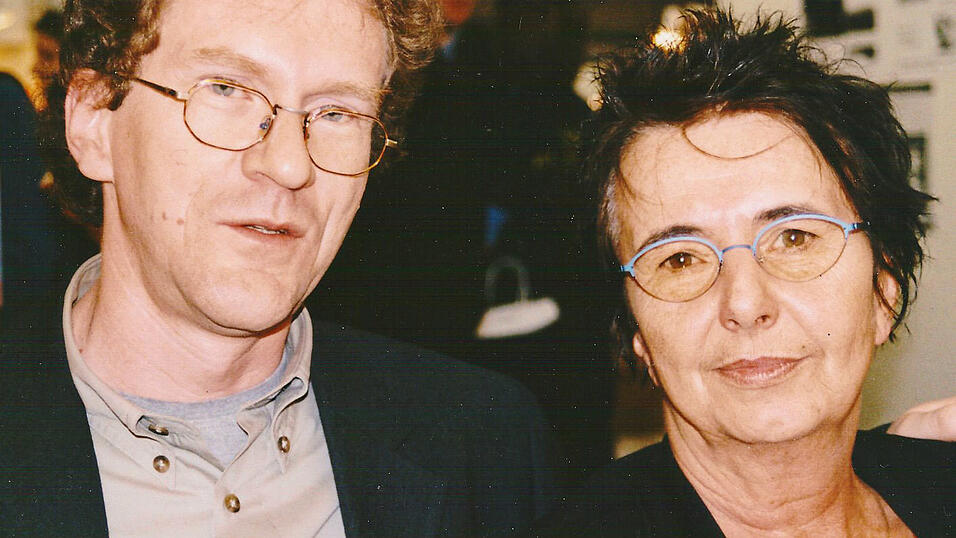 Mirjam Pressler mit ihrem Lektor Frank Griesheimer Mirjam Pressler mit ihrem Lektor Frank Griesheimer