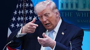 Wählt wieder einmal drastische Worte, um dem Iran zu drohen - US-Präsident Trump. Wählt wieder einmal drastische Worte, um dem Iran zu drohen - US-Präsident Trump.