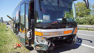 In diesem Bus aus dem Rhein-Neckar-Gebiet sa&szlig; eine Seniorenreisegruppe.