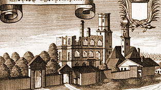Der Kupferstich von Michael Wening zeigt das um 1550 erbaute Schloss Hohenthann.