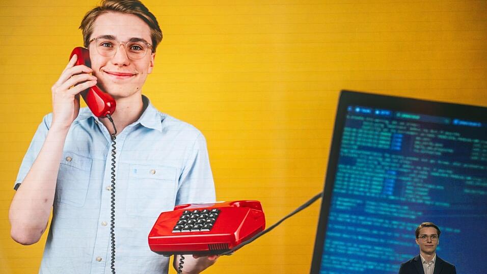 Vincent Nack aus Bayern konzipierte ein KI-gestütztes System zum Schutz vor Telefonbetrug. Vincent Nack aus Bayern konzipierte ein KI-gestütztes System zum Schutz vor Telefonbetrug.