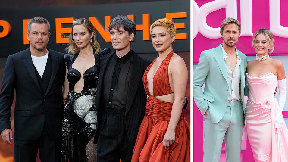 Zwei Filme, wie sie unterschiedlicher nicht sein könnten. Aber genau dieser Umstand und, dass sie an exakt demselben Tag starten, hat dazu geführt, dass „Barbie“ und „Oppenheimer“ zum Internet-Phänomen wurden. Zwei Filme, wie sie unterschiedlicher nicht sein könnten. Aber genau dieser Umstand und, dass sie an exakt demselben Tag starten, hat dazu geführt, dass „Barbie“ und „Oppenheimer“ zum Internet-Phänomen wurden.