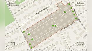 Im Entwurf heißen die bald entstehenden Straßen innerhalb des Baugebiets aktuell noch Planstraße A, B und C.