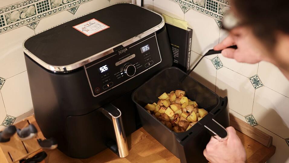 Ist der Korb bef&uuml;llt, kann der Airfryer gestartet werden.