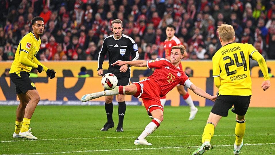 Zur&uuml;ck auf dem Platz und in Aktion: Joshua Kimmich.