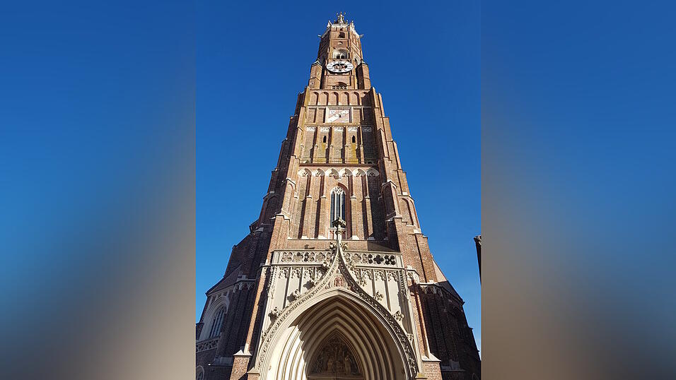 Der h&ouml;chste Backsteinturm der Welt steht in Landshut.