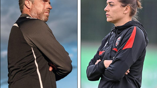 Der neue Jahn-Coach Michael Wimmer (l.) trifft an diesem Samstag auf Sabrina Wittmann, seit gut einem Jahr Trainerin in Ingolstadt.
