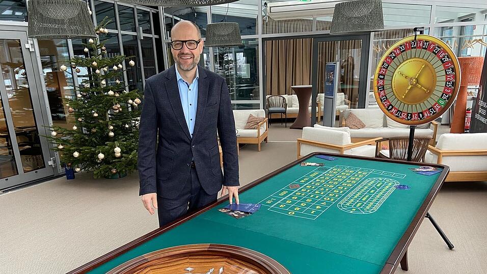 Spielbankdirektor Andreas Weigert ist sehr zufrieden mit den Ergebnissen des Jahres 2024.