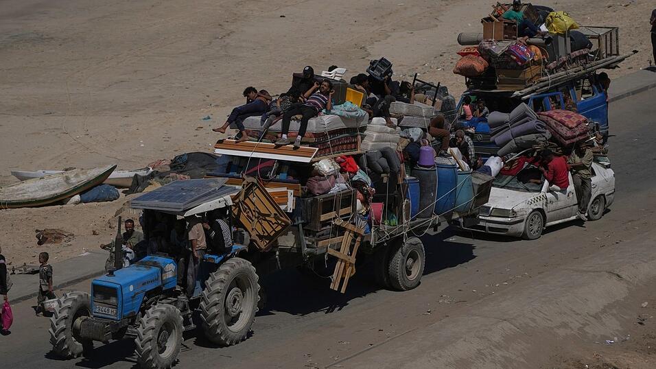 Hunderttausende Menschen sind bereits aus der Stadt Gaza geflohen.