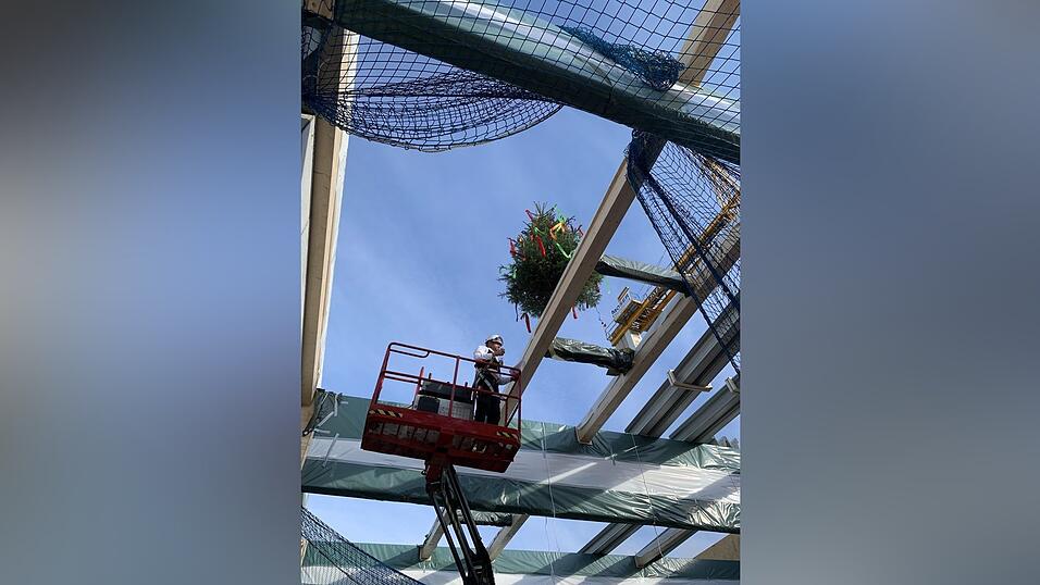 Mitte Dezember fand das Richtfest statt.&nbsp;