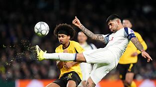 Der BVB hatte in den Zweik&auml;mpfen gegen Tottenham oft das Nachsehen.