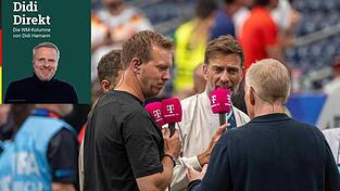 Unnötig schwer gemacht hat Jürgen Klopp (2.v.r.) mit seiner Aussage die Arbeit von Julian Nagelsmann, findet unser Kolumnist Didi Hamann. Gleichzeitig wird Klopp als Nachfolger des Bundestrainers gehandelt, sollte die WM nicht gut verlaufen. Unnötig schwer gemacht hat Jürgen Klopp (2.v.r.) mit seiner Aussage die Arbeit von Julian Nagelsmann, findet unser Kolumnist Didi Hamann. Gleichzeitig wird Klopp als Nachfolger des Bundestrainers gehandelt, sollte die WM nicht gut verlaufen.