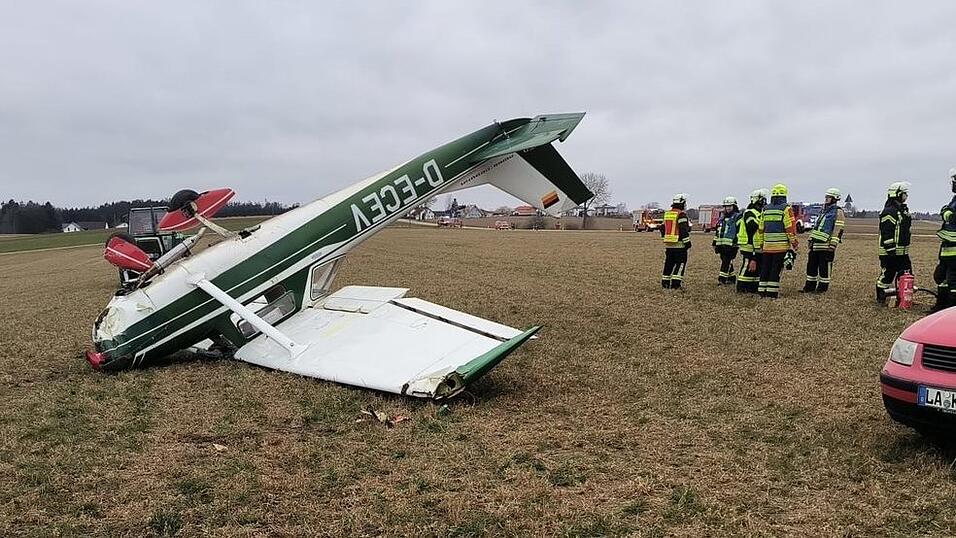 Ein Cessna-Pilot musste am Mittwoch bei Bruckberg notlanden. 