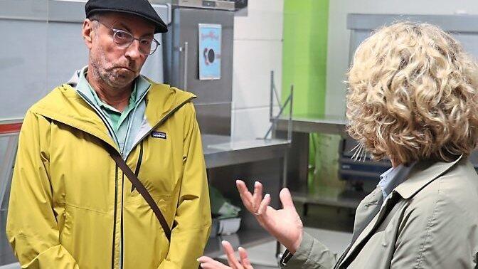 Georg Forster, Schriftführer der Tafel, spricht über die Zukunft des Vereins. Georg Forster, Schriftführer der Tafel, spricht über die Zukunft des Vereins.