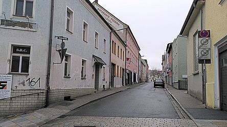 Kein Schmuckst&uuml;ck: die Judenstra&szlig;e in Cham.