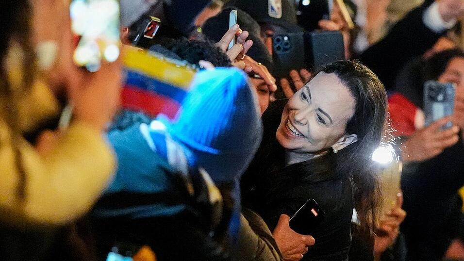 Machado traf in der Nacht in Oslo ein. Machado traf in der Nacht in Oslo ein.