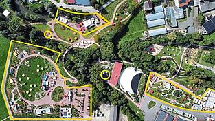 Die geplanten Veränderungen nach dem kommenden Sonntagabend. Flächen, die rückgebaut werden, sind gelb markiert.