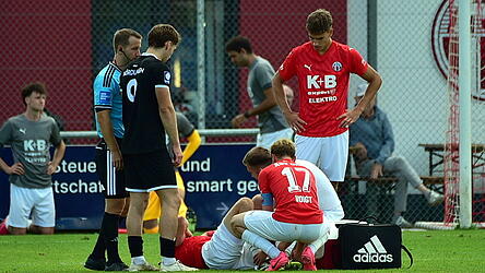 Lukas Kr&auml;mer befindet sich nach seiner Verletzung am Sprunggelenk im Aufbau. F&uuml;r die Startelf wird es im Heimspiel gegen die DJK Don Bosco Bamberg wohl aber noch nicht reichen.