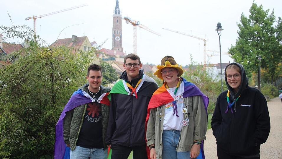 In Landshut fand am Samstag der Christopher Street Day statt.