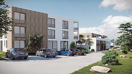 Auf die geplanten Tinyhäuser wird zugunsten zweigeschossiger Reihenhausanlagen verzichtet.