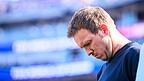 Große Enttäuschung nach einer bitteren Bruchlandung bei Bundestrainer Julian Nagelsmann. Große Enttäuschung nach einer bitteren Bruchlandung bei Bundestrainer Julian Nagelsmann.