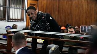 Bellarmine Mugabe vor dem Amtsgericht Alexandra in Johannesburg.