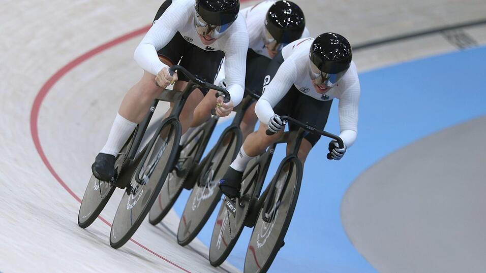 Die deutschen Teamsprinterinnen haben bei der WM in Shanghai Bronze gewonnen. (Archivbild) Die deutschen Teamsprinterinnen haben bei der WM in Shanghai Bronze gewonnen. (Archivbild)