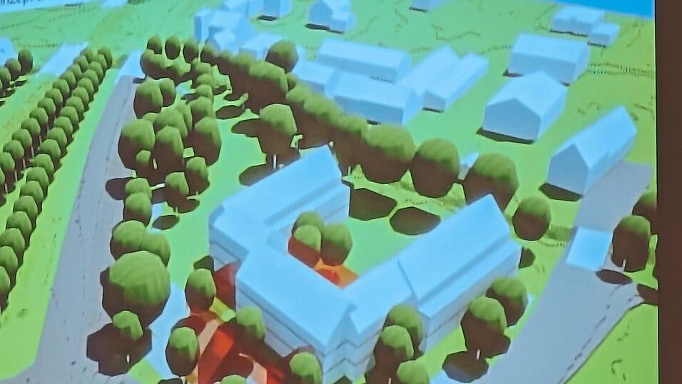 Neues Wohnen in Stadtn&auml;he: das geplante 'Isarkarree'.