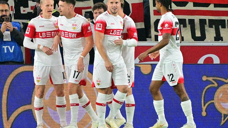 Der VfB ging früh in Führung. Der VfB ging früh in Führung.