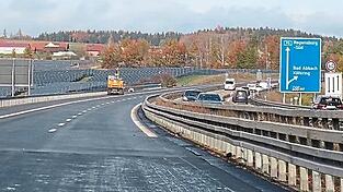 Erneut Einschränkungen auf der A 93.