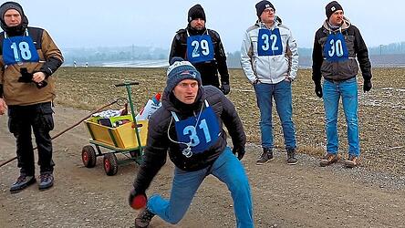 Voller K&ouml;rpereisatz und h&ouml;chste Konzentration.