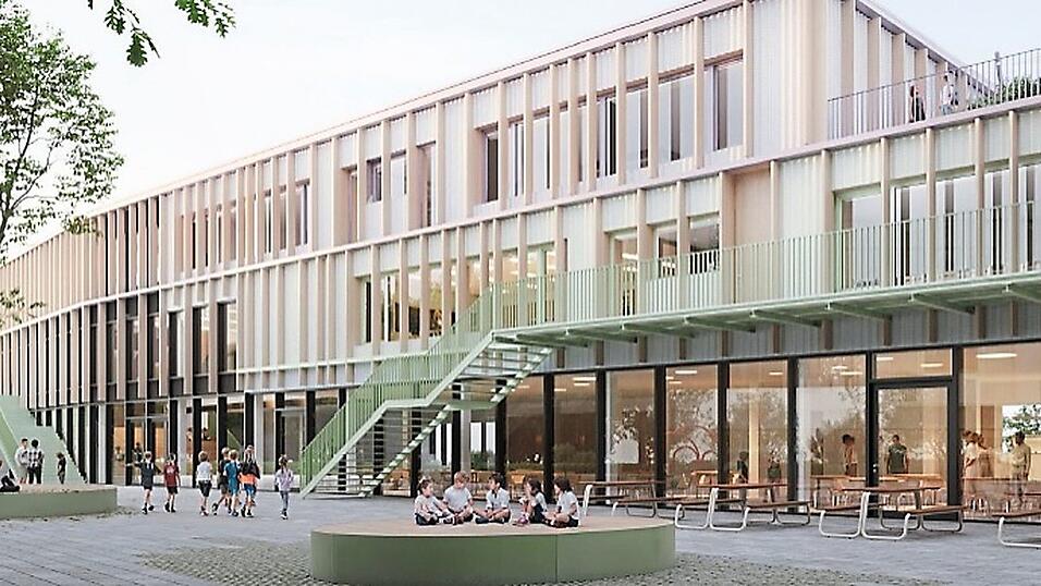 So soll der Anbau für Theresia-Gerhardinger-Grundschule nach den Vorstellungen der Architekten im Jahr 2029 aussehen. So soll der Anbau für Theresia-Gerhardinger-Grundschule nach den Vorstellungen der Architekten im Jahr 2029 aussehen.