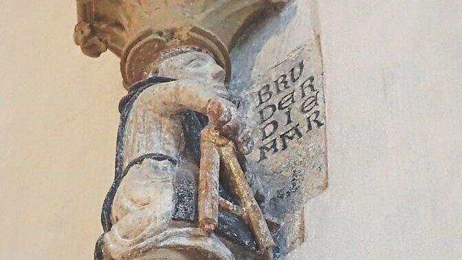 Bruder Dimas verewigte sich.