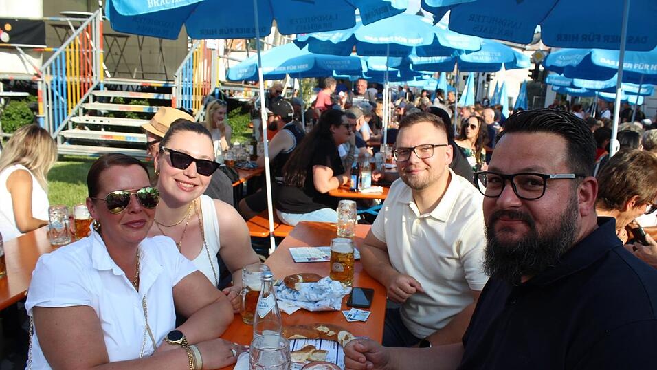 Das Bismarckplatzfest in Landshut war auch am Samstag gut besucht.
