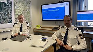 'Bei uns lebt es sich sehr, sehr sicher', betonen Polizeichef Stephan G&uuml;rster und Marco M&uuml;ller (rechts).
