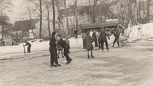 Nach anfangs milden Temperaturen kann auf dem Selmeier-Eis wieder Schlittschuh gelaufen werden.