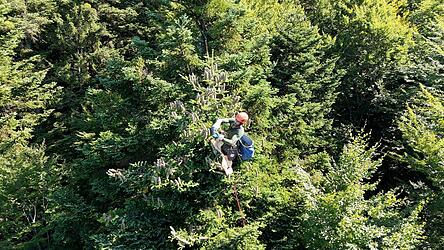 Wer unter Höhenangst leidet, ist für den Job nicht geeignet.