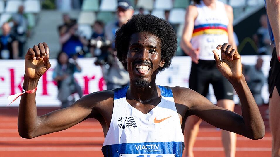 H&auml;lt nun auch den deutschen Rekord &uuml;ber 3.000 Meter: Mohamed Abdilaahi. (Archivbild)