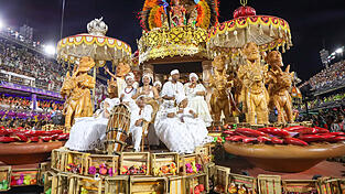 Carnaval do Rio in Brasilien.