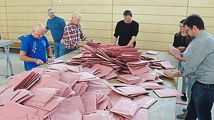 6.377 Rodinger stimmten über die künftige Zusammensetzung des Stadtrates ab. Die Auszählung erfolgte weitestgehend reibungslos. 6.377 Rodinger stimmten über die künftige Zusammensetzung des Stadtrates ab. Die Auszählung erfolgte weitestgehend reibungslos.