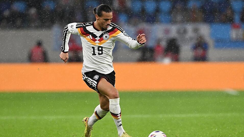 Zurück im DFB-Trikot: Leroy Sané. Zurück im DFB-Trikot: Leroy Sané.