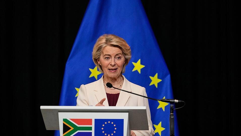EU-Kommissionspräsidentin Ursula von der Leyen preist Fairness und Verlässlichkeit der Europäischen Union im Umgang mit ihren Partnern an. EU-Kommissionspräsidentin Ursula von der Leyen preist Fairness und Verlässlichkeit der Europäischen Union im Umgang mit ihren Partnern an.