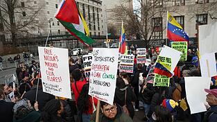 Maduro und seine Frau erschienen zum zweiten Mal vor einem New Yorker Gericht.