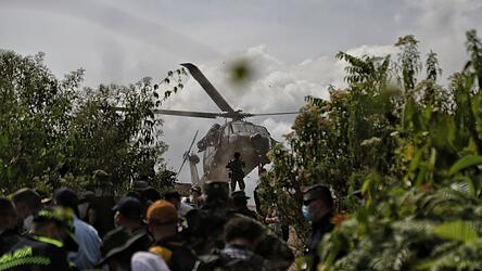 Kolumbiens Regierung hat f&uuml;nf Kokainlabore nahe Ecuador zerst&ouml;rt. (Archivbild)