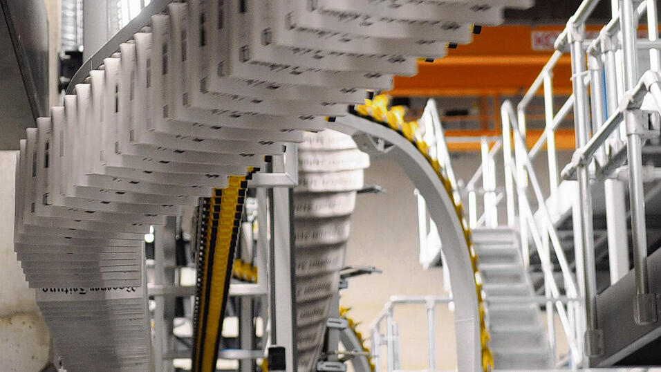 Die Druckerei des Straubinger Tagblatts. Hier entstehen t&auml;glich viele verschiedene Presse-Erzeugnisse.