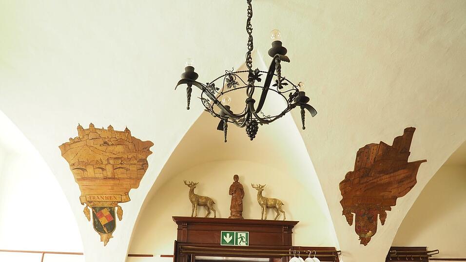 Historie &uuml;berall im Traditionslokal.