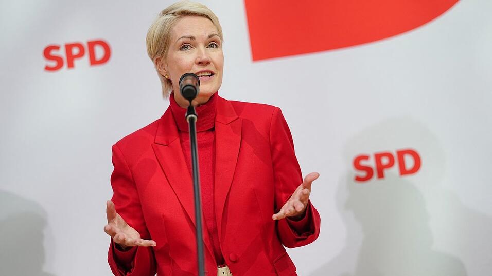 Schwesig will ihre Arbeit als Ministerpräsidentin in MV fortsetzen. Schwesig will ihre Arbeit als Ministerpräsidentin in MV fortsetzen.